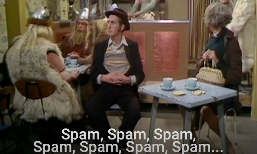 Pensamientos embutidos (¡spam, spam, spam!)